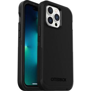 OtterBox iPhone 13 Pro (ONLY). Holster Available Upon Request and not Included, See Packaging for Details. Defender Series XT Case – Black, screenless, Rugged, Snaps to MagSafe, Lanyard Attachment