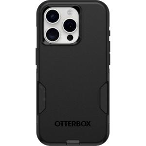 OtterBox iPhone 15 Pro (Only) Commuter Series Case – Black, Slim & Tough, Pocket-Friendly, with Port Protection