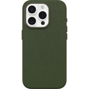 OtterBox iPhone 15 Pro Symmetry Series Cactus Leather for MagSafe – Cactus Grove (Green), sustainably sourced, Snaps to MagSafe, Ultra-Sleek, Raised Edges Protect Camera & Screen