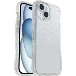 OtterBox iPhone 15, iPhone 14, and iPhone 13 Symmetry Clear Series Case – Stardust(Clear/Glitter), Ultra-Sleek, Wireless Charging Compatible, Raised Edges Protect Camera & Screen
