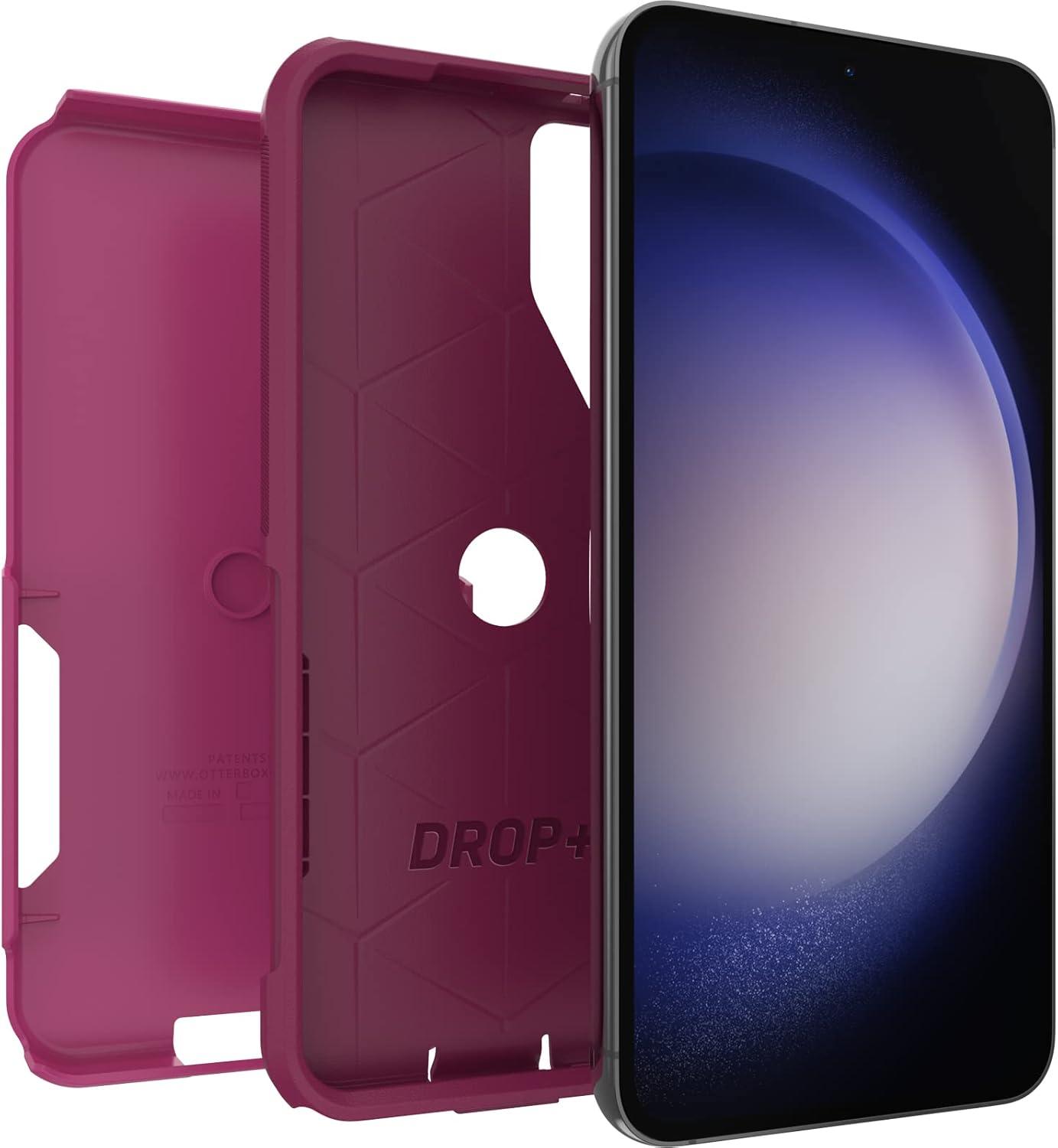 imageOtterBox Galaxy S23 Commuter Series Case INTO The Fuchsia Pink Slim ampamp Tough PocketFriendly with Port Protection