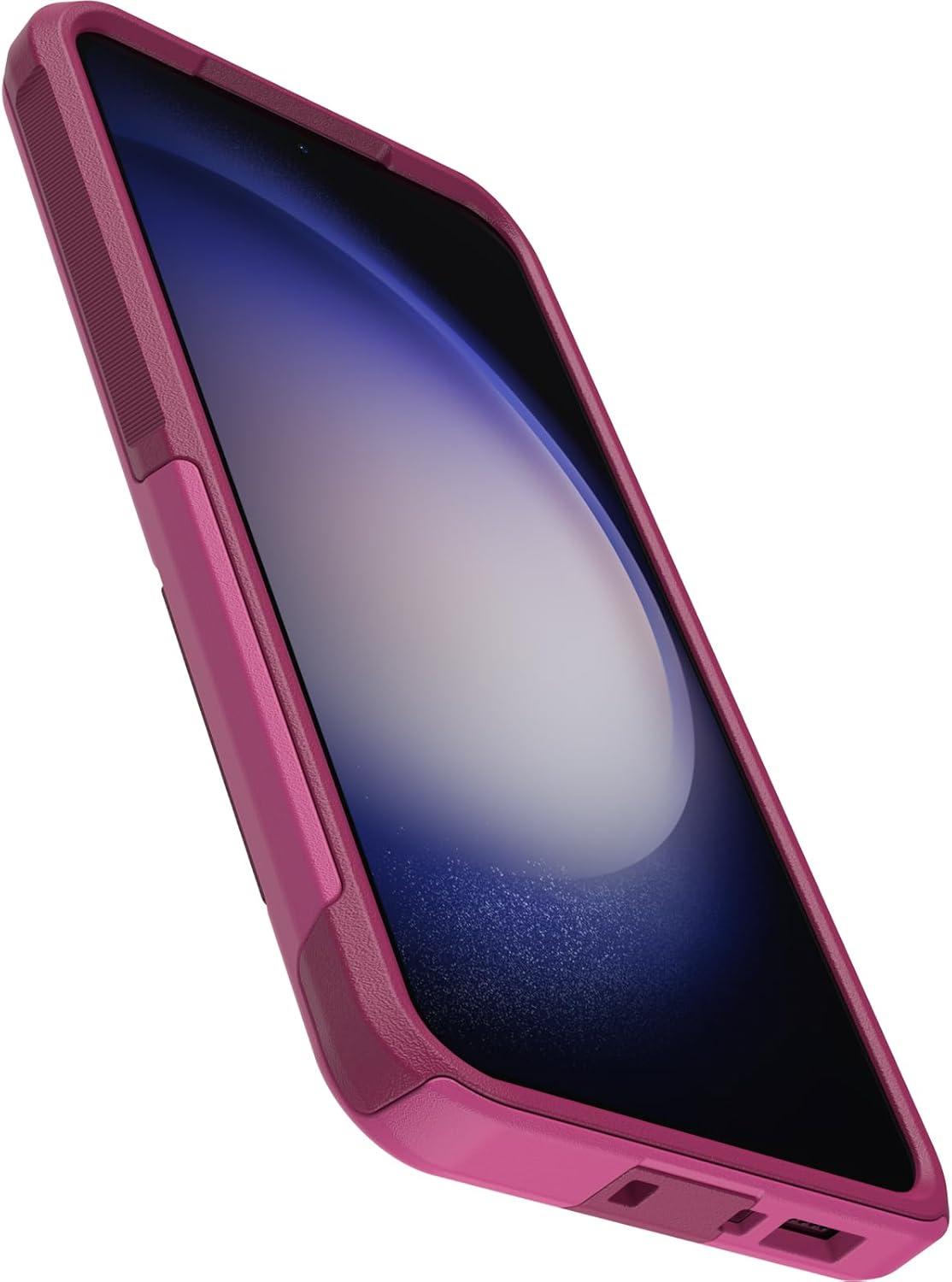 imageOtterBox Galaxy S23 Commuter Series Case INTO The Fuchsia Pink Slim ampamp Tough PocketFriendly with Port Protection
