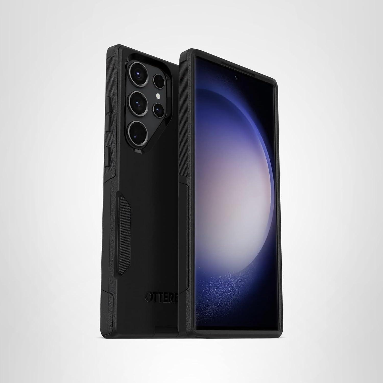 imageOtterBox Galaxy S23 Ultra Commuter Series Case Black Slim ampamp Tough PocketFriendly with Port ProtectionBlack