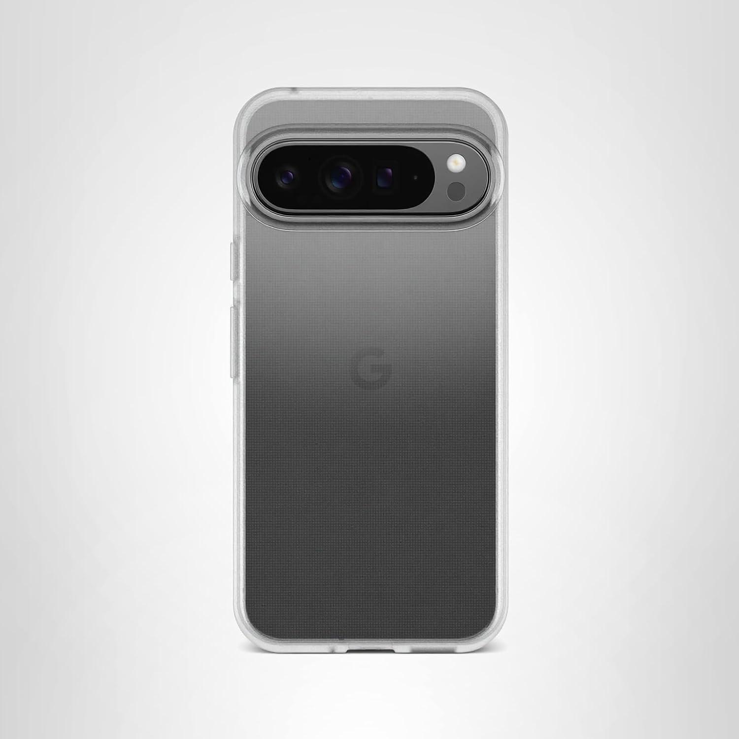 imageOtterBox Google Pixel 9 Pro XL React Series Case Black UltraThin PocketFriendly Raised Edges Protect Camera ampamp Screen Wireless Charging Compatible Ships in PolybagClear