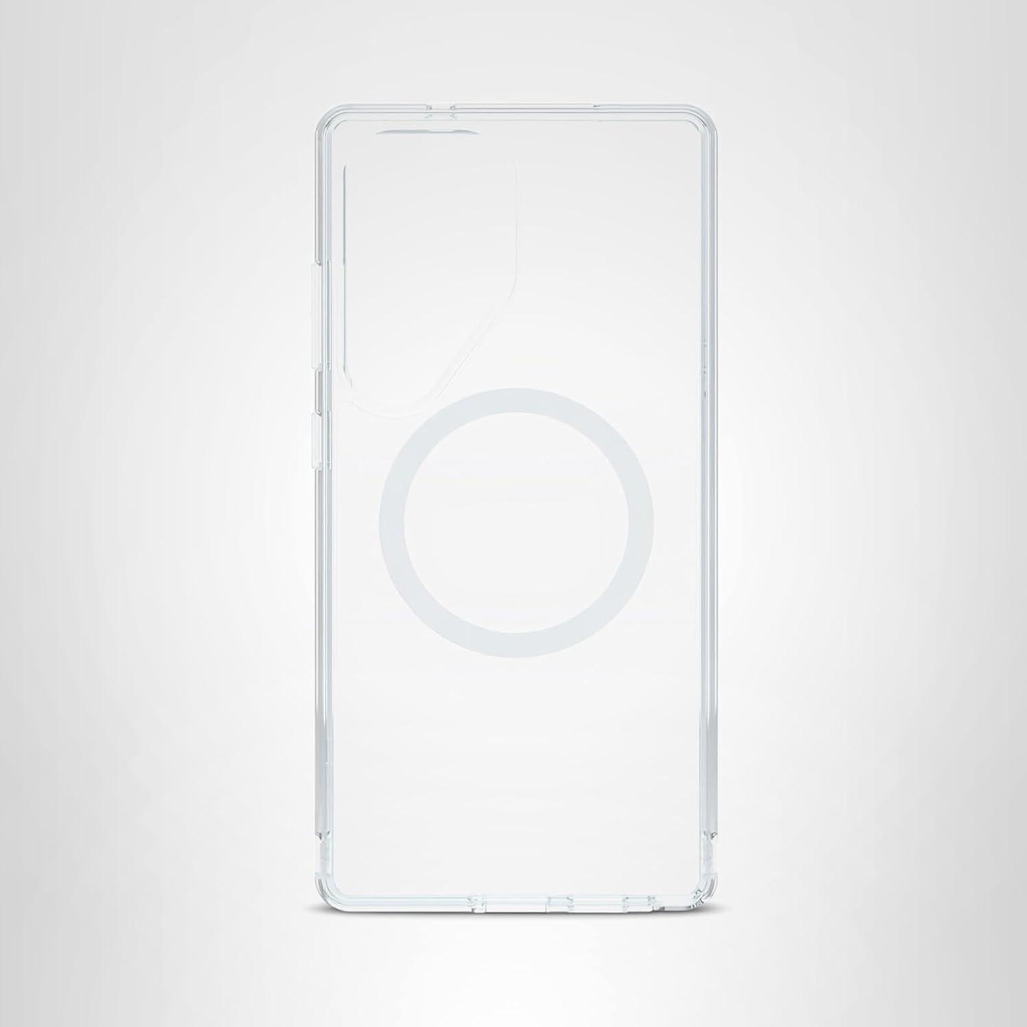 imageOtterBox Samsung Galaxy S25 Symmetry Series Clear Magnet Case Clear ships in polybag ideal for business customersClear