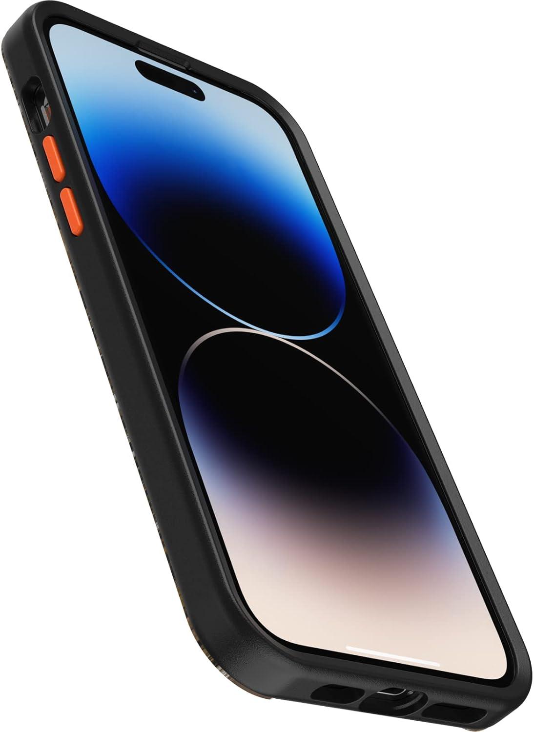 imageOtterBox Symmetry Series Series Graphics Antimicrobial Case with MagSafe for iPhone 14 Pro Max ONLY Realtree Blaze Edge Camo GEN 2