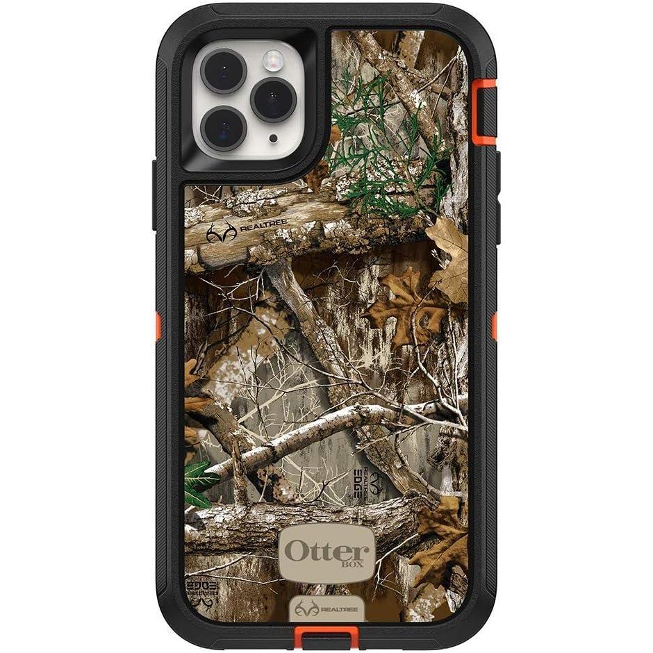 imageOtterBox Defender Series SCREENLESS Case Case for iPhone 11 Pro Max Realtree Edge Blaze OrangeBlackRT Edge GraphicRealtree
