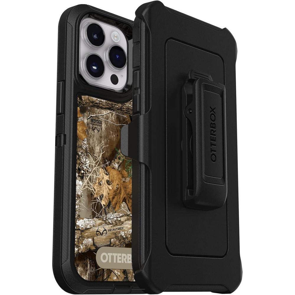 imageOtterBox Defender Series SERIES SCREENLESS EDITION for iPhone 14 Pro Max ONLY  REALTREE EDGE Blaze OrangeBlackRT Edge