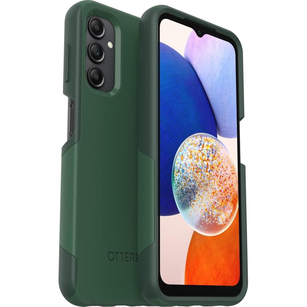 imageOtterBox Samsung Galaxy A14 5G Commuter Series Lite Case  Trees Company Green Slim ampamp Tough PocketFriendly with Open Access to Ports and Speakers no Port CoversGreen