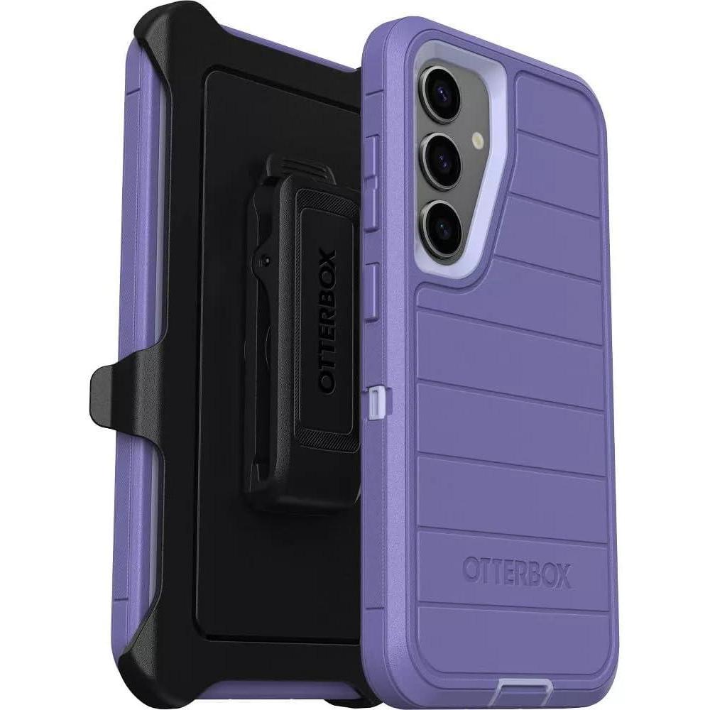 imageOtterBox Samsung Galaxy S25 Only Defender Series Case Black Screenless Rugged ampamp Durable with Port Protection Holster Clip Included Microbial Defense ProtectionMountain Majesty Purple
