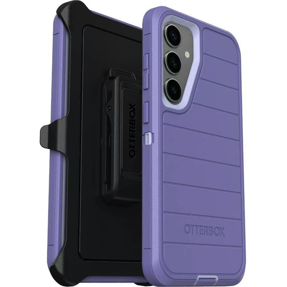 imageOtterBox Samsung Galaxy S25 Only  Defender Series Case  Black  Screenless  Rugged ampamp Durable  with Port Protection  Holster Clip Included  Microbial Defense ProtectionMountain Majesty Purple