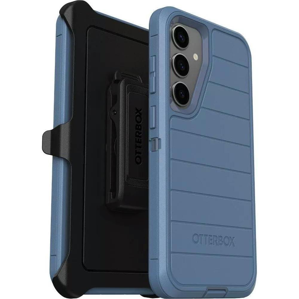 imageOtterBox Samsung Galaxy S25 Only  Defender Series Case  Black  Screenless  Rugged ampamp Durable  with Port Protection  Holster Clip Included  Microbial Defense ProtectionBaby Blue Jeans Blue