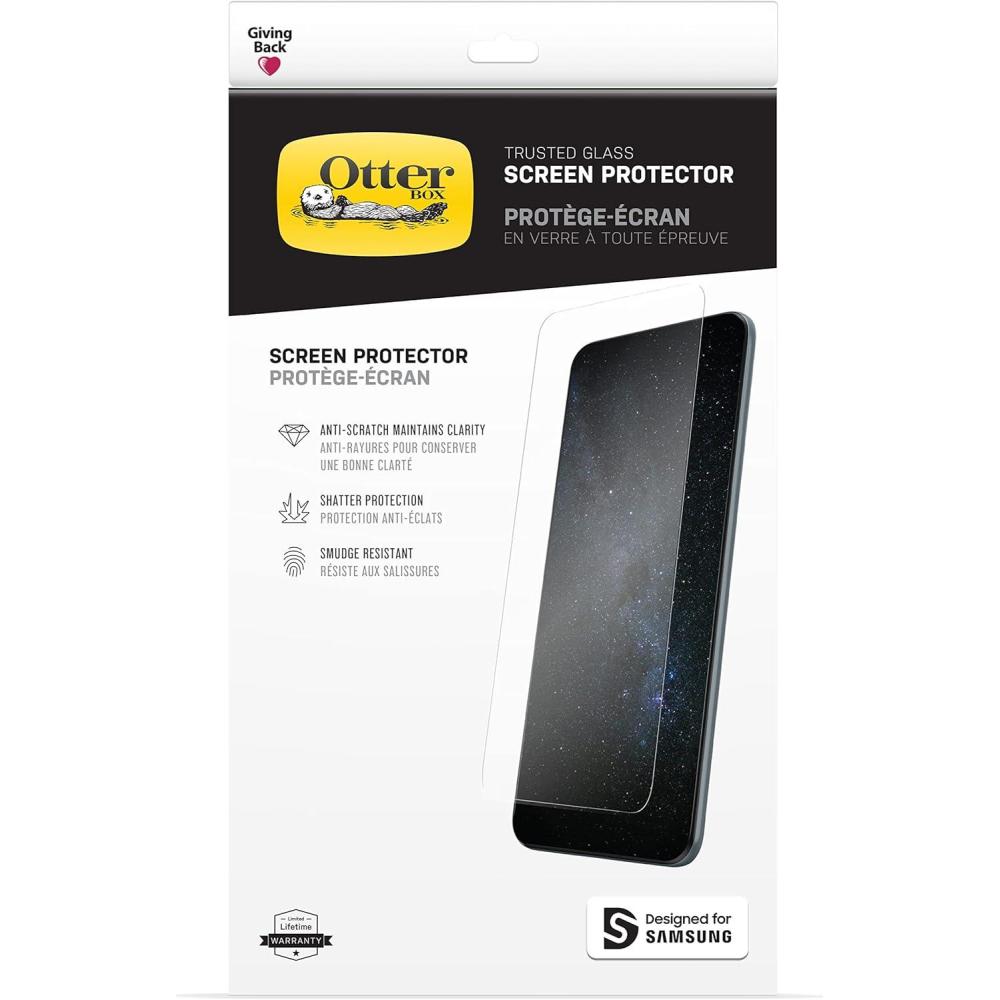 imageOtterBox TRUSTED GLASS Screen Protector for Galaxy S21 5G Only  CLEAR GEN 2