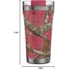 OtterBox Elevation Tumbler with Closed Lid – 16OZ (RealTree Edge Flamingo Pink)(RealTree Edge Pink Flamingo)