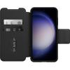 OtterBox Galaxy S23 Strada Series Case – Shadow (Black), Card Holder, Genuine Leather, Pocket-Friendly, Folio case