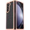 OtterBox Galaxy Z Fold5 Thin Flex Case – Sweet Peach (Clear), Ultra-Slim, Hard case with Soft Edges, 5G and Wireless Charging Compatible(Clear/Peach)