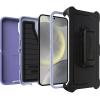 OtterBox Samsung Galaxy S25+ (Only) – Defender Series Case – Black – Screenless – Rugged & Durable – with Port Protection – Holster Clip Included – Microbial Defense Protection(Mountain Majesty (Purple))