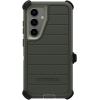 OtterBox Samsung Galaxy S25 (Only) – Defender Series Case – Black – Screenless – Rugged & Durable – with Port Protection – Holster Clip Included – Microbial Defense Protection(Lichen The Trek (Green))