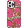 OtterBox Symmetry Series Series+ Graphics Antimicrobial Case with MagSafe for iPhone 14 Pro Max (ONLY) – Realtree Flamingo Pink (Camo)
