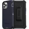 OtterBox iPhone 12 & iPhone 12 Pro Defender Series Series Case – Realtree Edge (Black/Realtree Edge Graphic), Rugged & Durable, with Port Protection, Includes Holster Clip Kickstand(Varsity Blues)