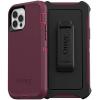 OtterBox iPhone 12 & iPhone 12 Pro Defender Series Series Case – Realtree Edge (Black/Realtree Edge Graphic), Rugged & Durable, with Port Protection, Includes Holster Clip Kickstand(Berry Potion)
