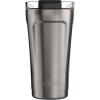 OtterBox Elevation Tumbler with Closed Lid – 16OZ (RealTree Edge Flamingo Pink)(Silver)
