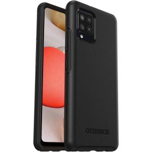 OtterBox Galaxy A42 5G Symmetry Series Case – Black, Ultra-Sleek, Wireless Charging Compatible, Raised Edges Protect Camera & Screen