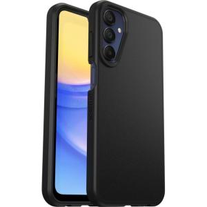 OtterBox Samsung Galaxy A15 5G Prefix Series Case – BLACK, ultra-thin, pocket-friendly, raised edges protect camera & screen, wireless charging compatible (Single Unit Ships in Polybag)