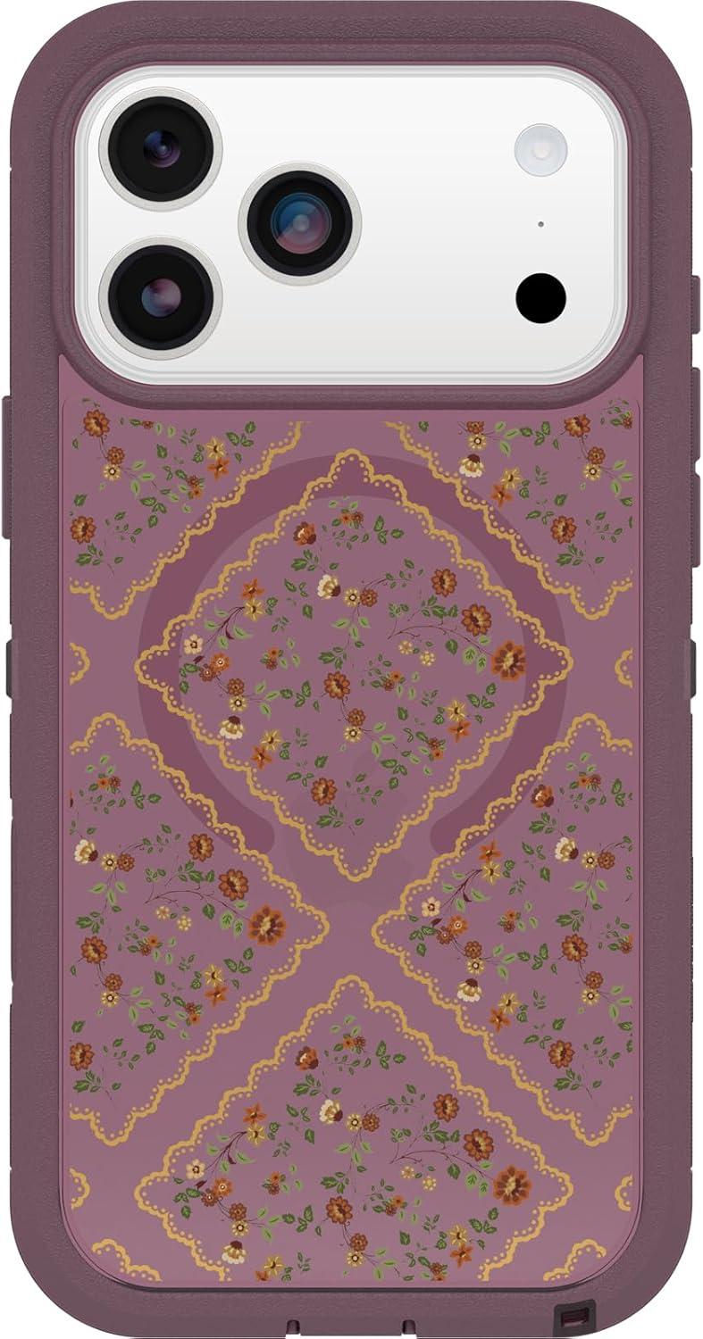 imageOtterBox iPhone 17 Pro Max Defender Series Pro XT Clear Case Realtree Green CamoDusk Reverie Purple