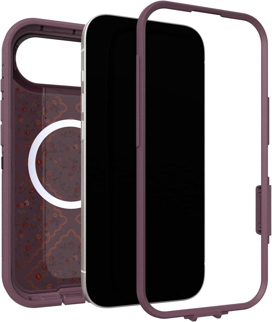 imageOtterBox iPhone 17 Pro Max Defender Series Pro XT Clear Case Realtree Green CamoDusk Reverie Purple