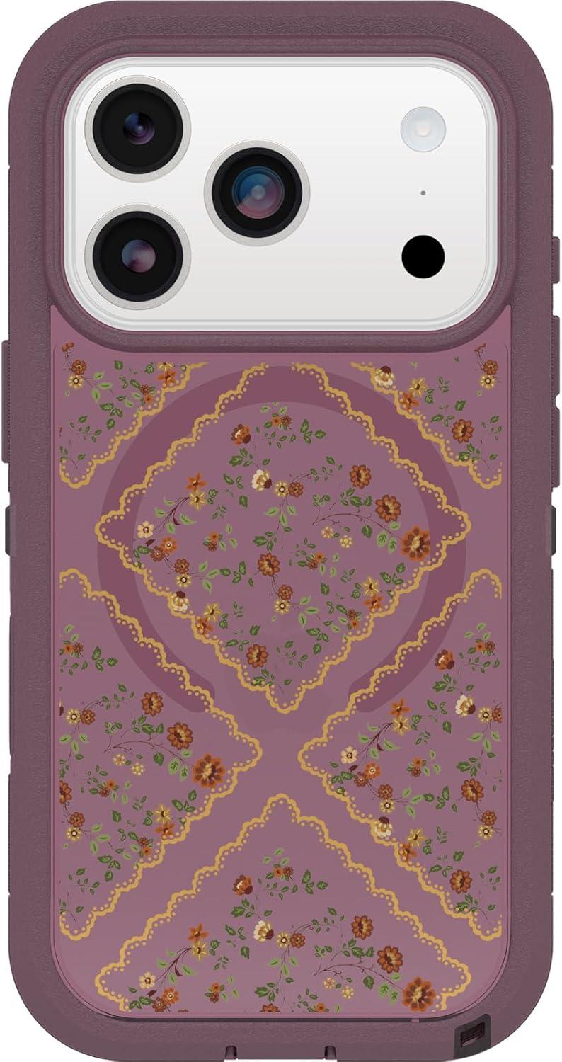 imageOtterBox iPhone 17 Pro Max Defender Series Pro XT Clear Case Realtree Green CamoDusk Reverie Purple