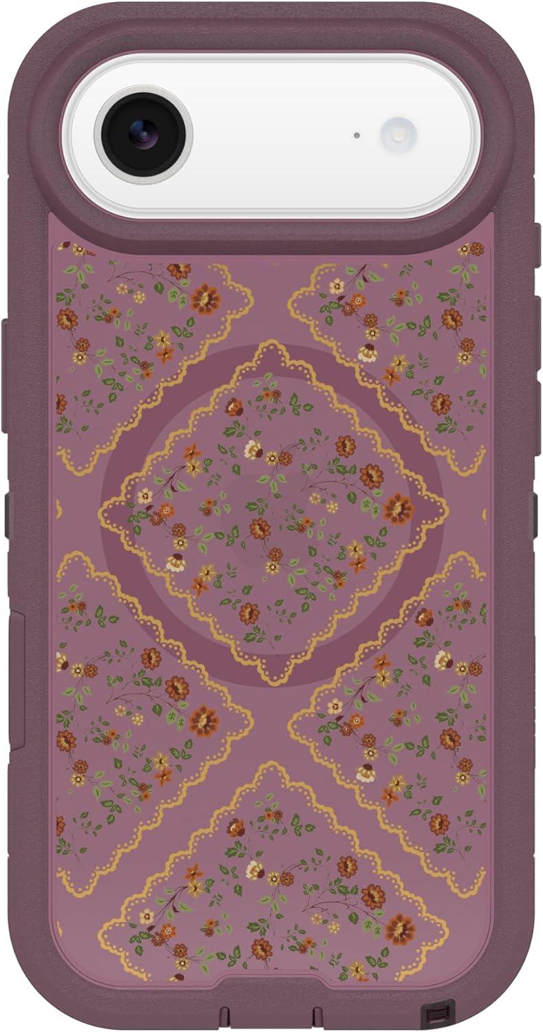 imageOtterBox iPhone 17 Pro Max Defender Series Pro XT Clear Case Realtree Green CamoDusk Reverie Purple