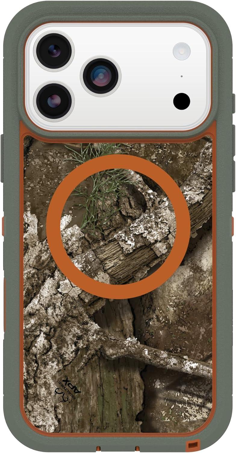 imageOtterBox iPhone 17 Pro Max Defender Series Pro XT Clear Case Realtree Green CamoRealtree Green Camo