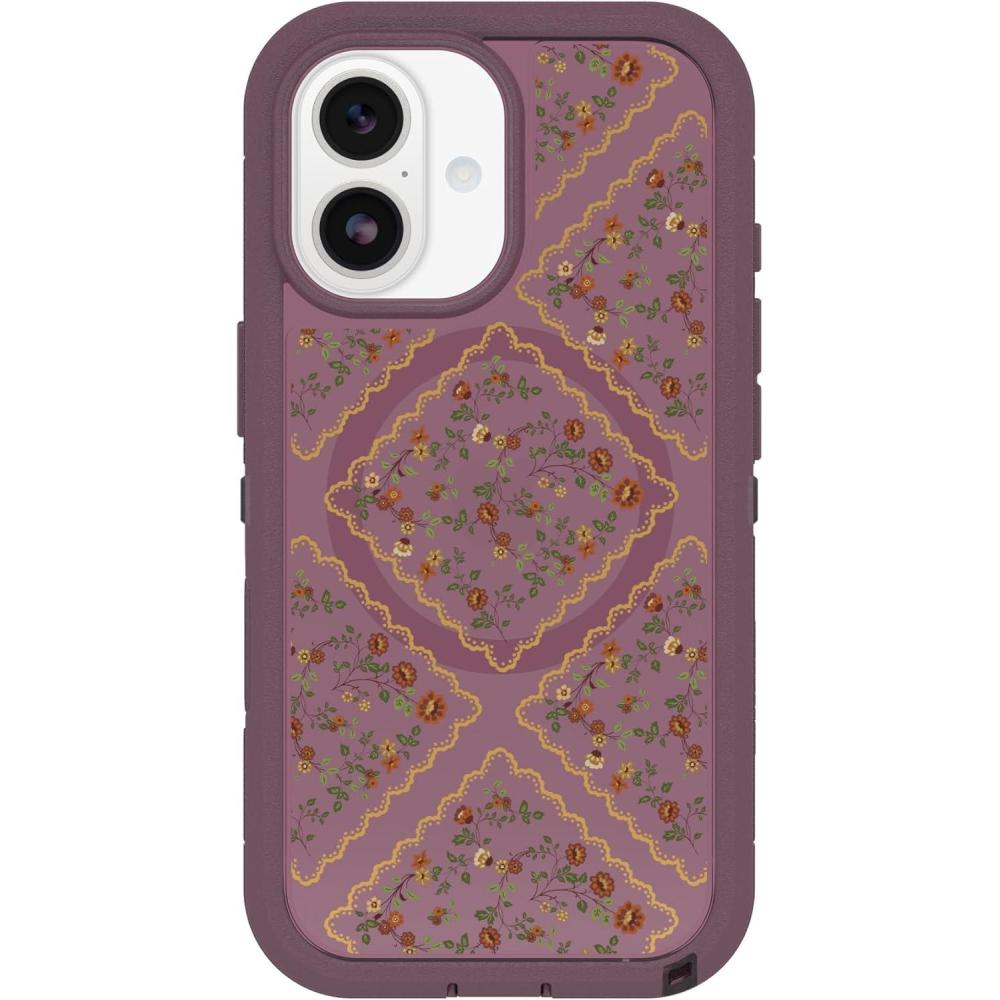 imageOtterBox iPhone 17 Pro Max Defender Series Pro XT Clear Case Realtree Green CamoDusk Reverie Purple