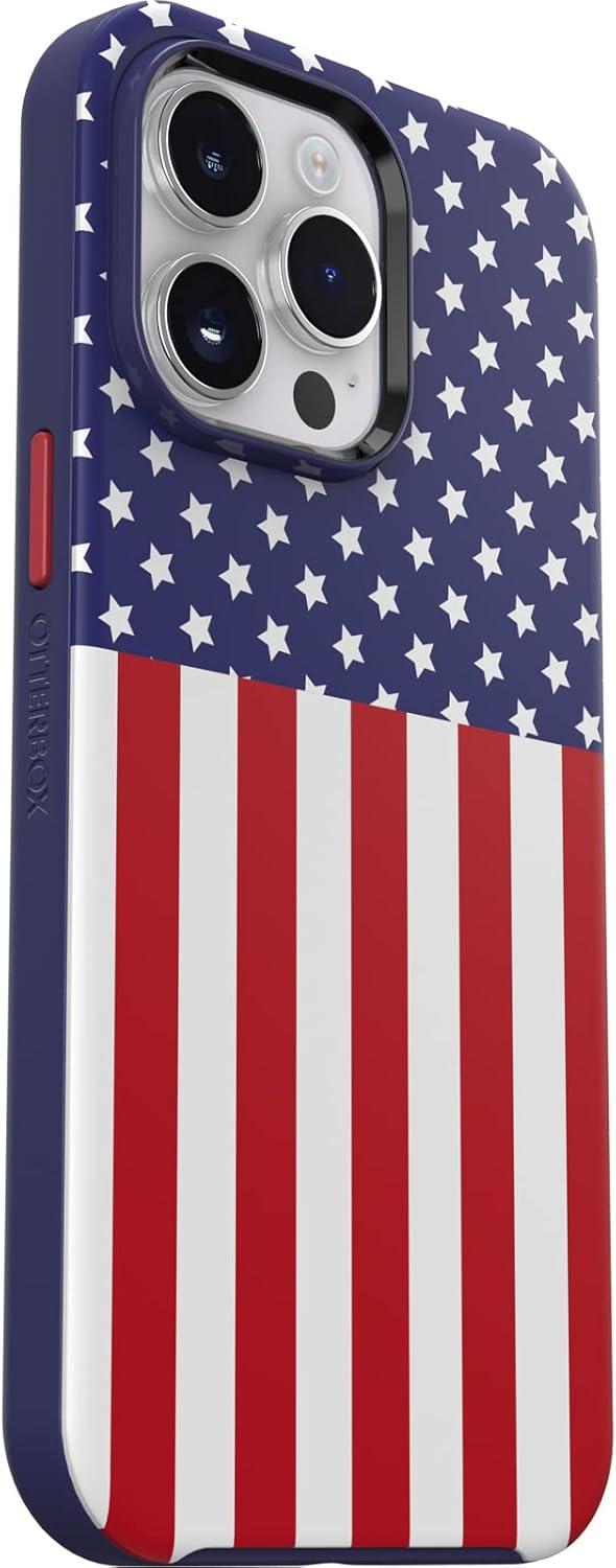 imageOtterBox Symmetry Series Series Graphics Case with MagSafe for iPhone 14 Pro Max ONLY America Flag