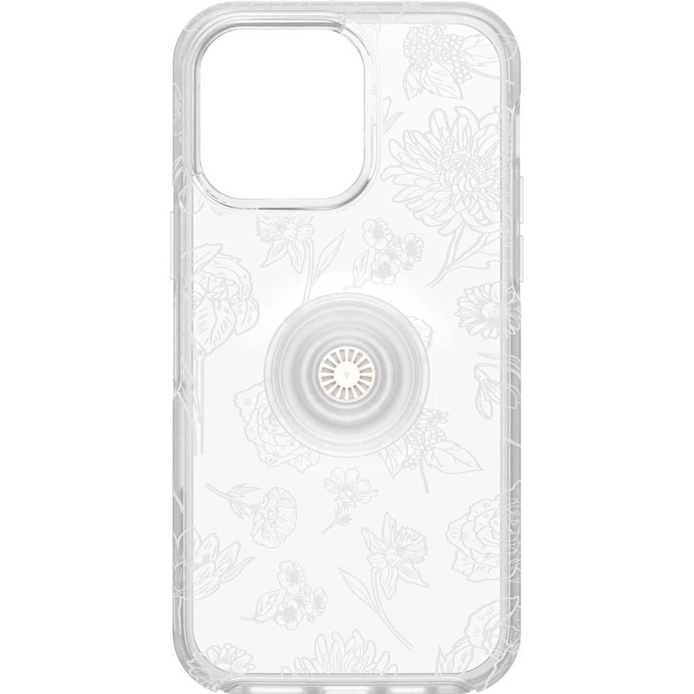 imageOtterBox iPhone 14 Pro Max Otter  Pop Symmetry Series Clear Case  Flower of Month Clear Integrated PopSockets PopGrip Slim PocketFriendly Raised Edges Protect Camera ampamp Screen