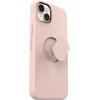 OtterBox iPhone 14 Plus (Only) OtterGrip Symmetry Series Case – MADE ME BLUSH (Pink), built-in grip, sleek case, snaps to MagSafe, raised edges protect camera & screen(Pink)