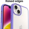 OtterBox iPhone 14 Plus Prefix Series Case – Stardust (Clear/Glitter), Ultra-Thin, Pocket-Friendly, Raised Edges Protect Camera & Screen, Wireless Charging Compatible(Puple)