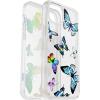 OtterBox iPhone 14 Plus Symmetry Series Case – STARDUST (Clear/Glitter), Ultra-Sleek, Wireless Charging Compatible, Raised Edges Protect Camera & Screen(Y2K Butterfly)