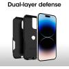 OtterBox iPhone 14 Pro Max Commuter Series Case – BLACK , slim & tough, pocket-friendly, with port protection(Black)