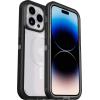 OtterBox iPhone 14 Pro (ONLY) Defender Series XT Case – Black Crystal, screenless, Rugged, Snaps to MagSafe, Lanyard Attachment(Black Crystal)