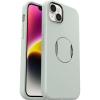 OtterBox iPhone 14 Plus (Only) OtterGrip Symmetry Series Case – MADE ME BLUSH (Pink), built-in grip, sleek case, snaps to MagSafe, raised edges protect camera & screen(Green)
