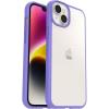 OtterBox iPhone 14 Plus Prefix Series Case – Stardust (Clear/Glitter), Ultra-Thin, Pocket-Friendly, Raised Edges Protect Camera & Screen, Wireless Charging Compatible(Puple)