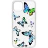 OtterBox iPhone 14 Plus Symmetry Series Case – STARDUST (Clear/Glitter), Ultra-Sleek, Wireless Charging Compatible, Raised Edges Protect Camera & Screen(Y2K Butterfly)