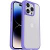 OtterBox iPhone 14 Pro Max (ONLY) Prefix Series Case – Stardust (Clear/Glitter), Ultra-Thin, Pocket-Friendly, Raised Edges Protect Camera & Screen, Wireless Charging Compatible(Puple)