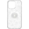 OtterBox iPhone 14 Pro Max Otter + Pop Symmetry Series Clear Case – Flower of Month (Clear), Integrated PopSockets PopGrip, Slim, Pocket-Friendly, Raised Edges Protect Camera & Screen