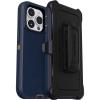 OtterBox iPhone 14 Pro (ONLY) Defender Series Case – Canyon Sun (Pink), Rugged & Durable, with Port Protection, Includes Holster Clip Kickstand(Navy)