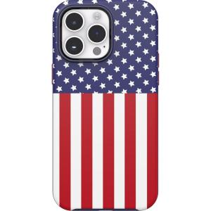 OtterBox Symmetry Series Series+ Graphics Case with MagSafe for iPhone 14 Pro Max (ONLY) – America Flag