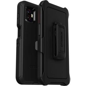 OtterBox Samsung XCover6 Pro Defender Series Case – Black, Rugged & Durable, with Port Protection, Includes Holster Clip Kickstand