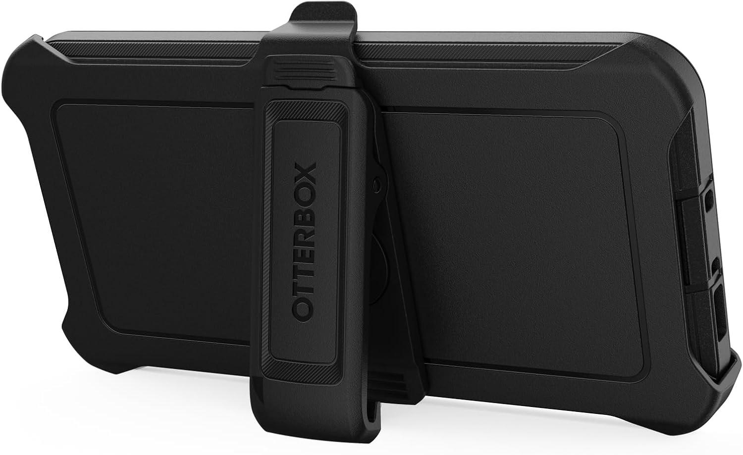 imageOtterBox Galaxy S23 Defender Series Case Single Unit Ships in Polybag Ideal for Business Customers BLACK rugged ampamp durable with port protection includes holster clip kickstand